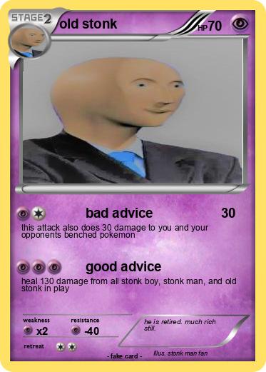 Pokemon old stonk