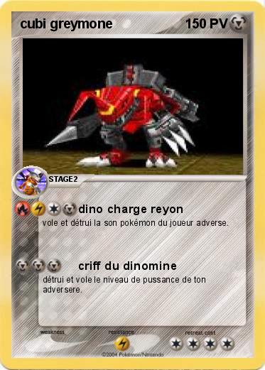 Pokemon cubi greymone