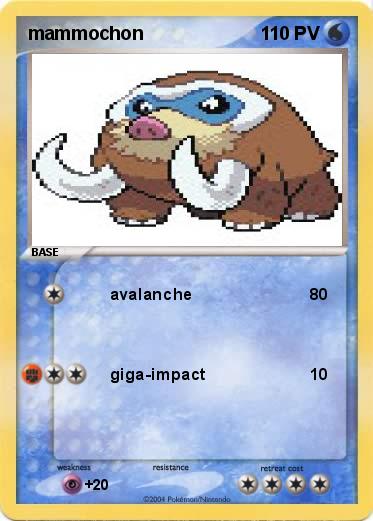 Pokemon mammochon