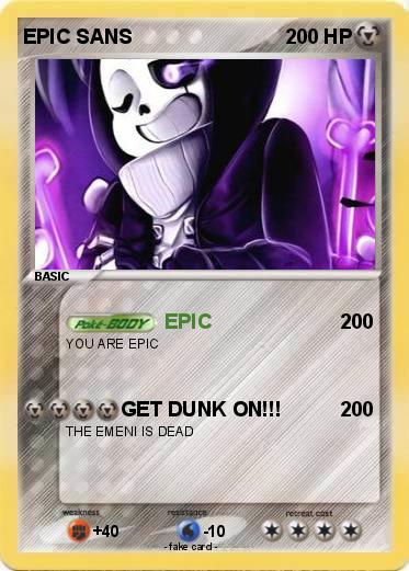 Pokemon EPIC SANS