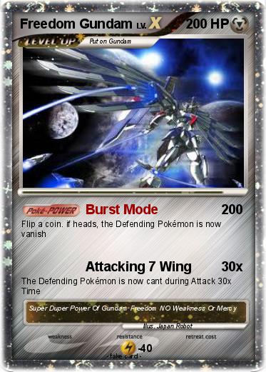 Pokemon Freedom Gundam