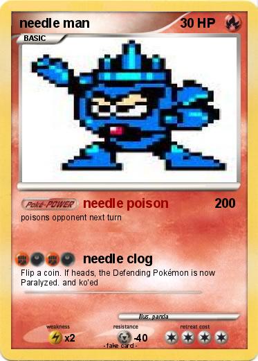 Pokemon needle man