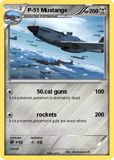 Pokemon P-51 Mustange