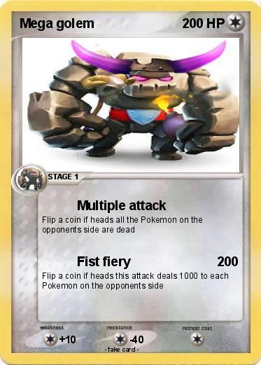 Pokemon Mega golem