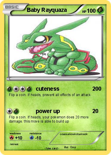 Pokemon Baby Rayquaza