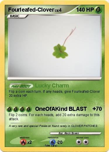 Pokemon Fourleafed-Clover
