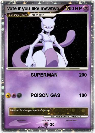 Pokemon vote if you like mewtwo