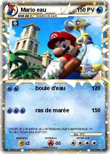 Pokemon Mario eau