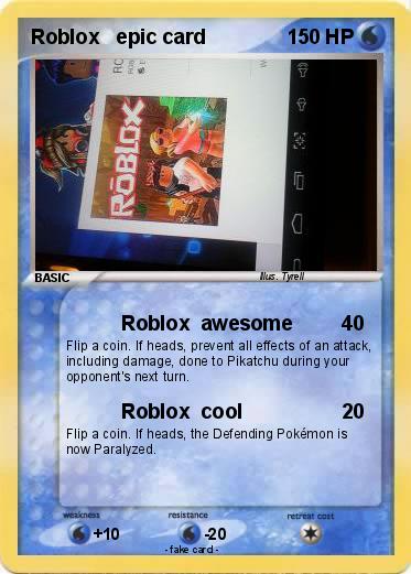 Pokemon Roblox   epic card