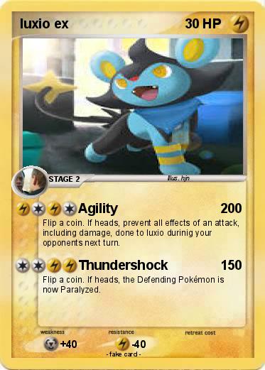 Pokemon luxio ex