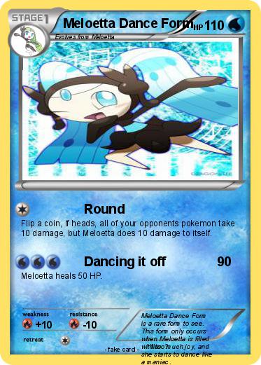 Pokemon Meloetta Dance Form