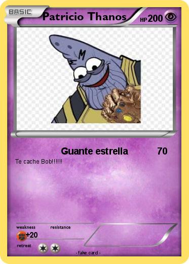 Pokemon Patricio Thanos