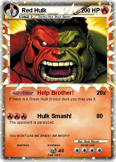Pokemon Red Hulk