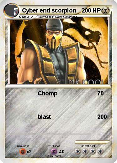 Pokemon Cyber end scorpion