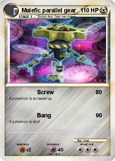 Pokemon Malefic parallel gear
