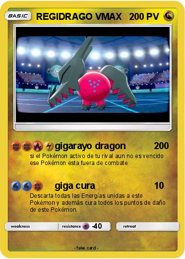 Pokemon REGIDRAGO VMAX
