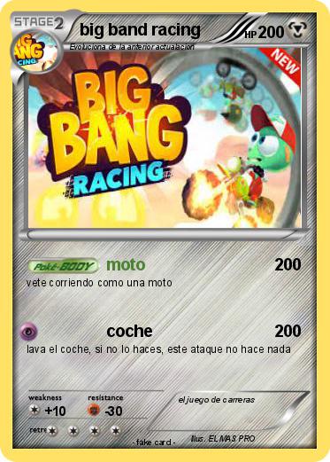 Pokemon big band racing