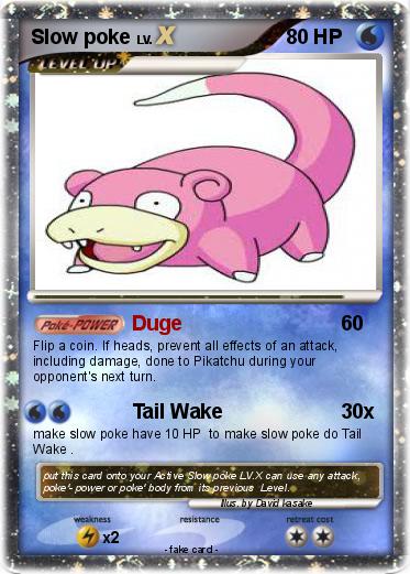 Pokemon Slow poke