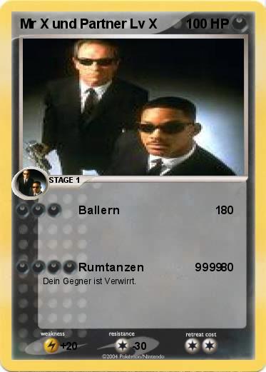 Pokemon Mr X und Partner Lv X