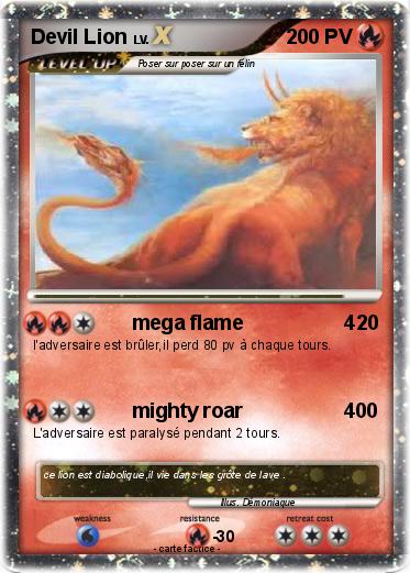 Pokemon Devil Lion