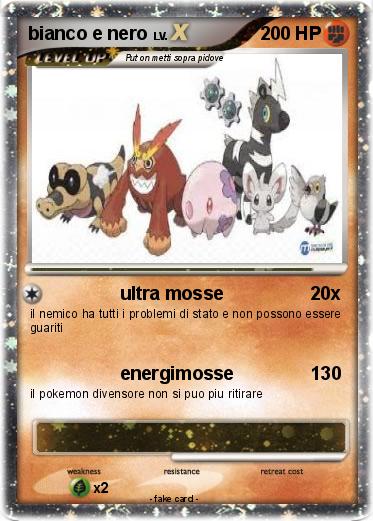 Pokemon bianco e nero