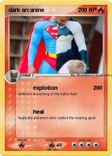 Pokemon dark arcanine