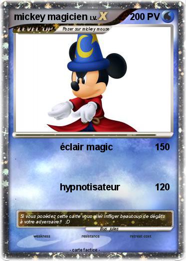 Pokemon mickey magicien