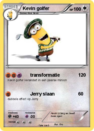 Pokemon Kevin golfer