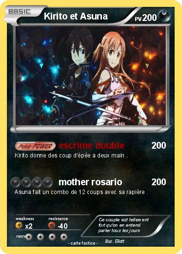 Pokemon Kirito et Asuna