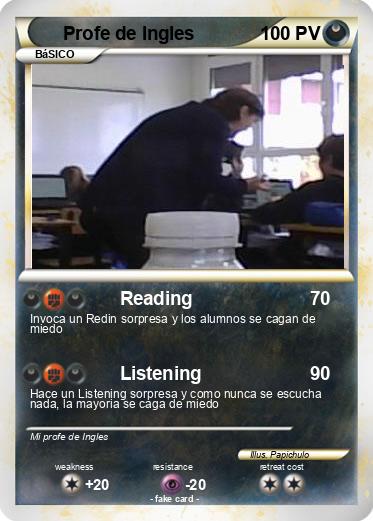 Pokemon Profe de Ingles