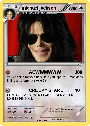 Pokemon michael jackson