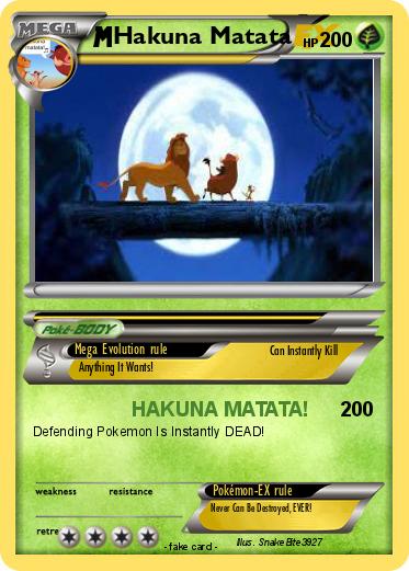 Pokemon Hakuna Matata