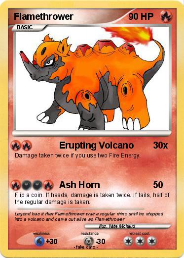 Pokemon Flamethrower
