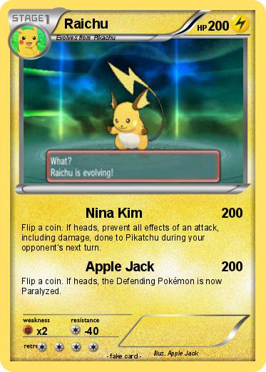 Pokemon Raichu