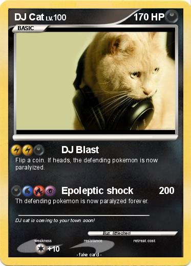 Pokemon DJ Cat