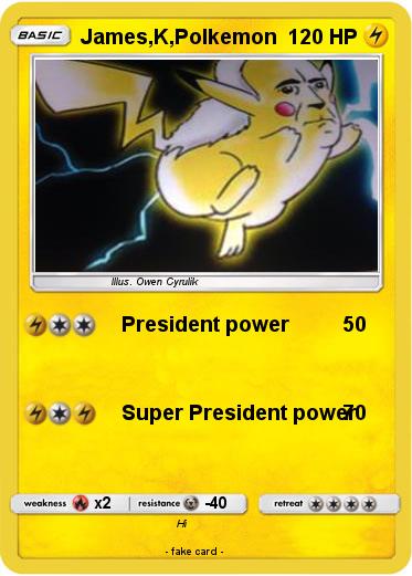 Pokemon James,K,Polkemon