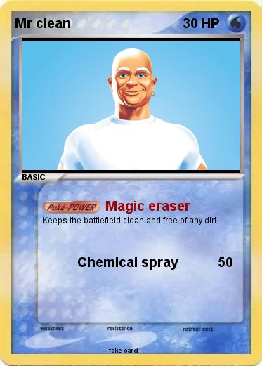 Pokemon Mr clean
