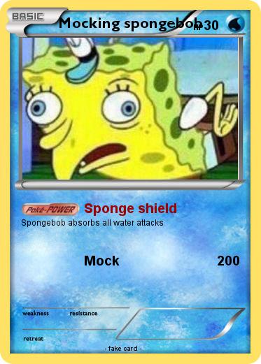 Pokemon Mocking spongebob