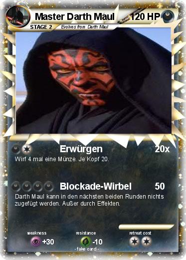 Pokemon Master Darth Maul