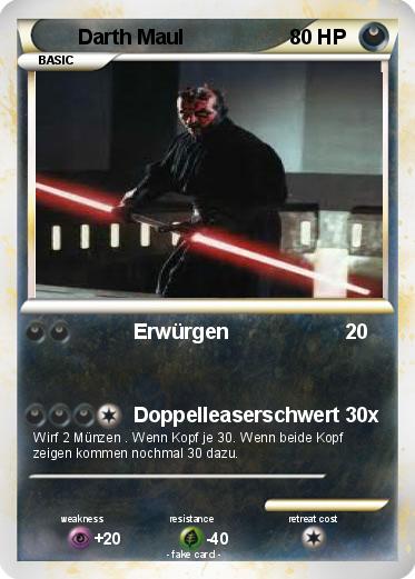 Pokemon Darth Maul