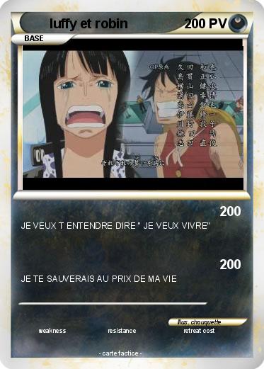 Pokemon luffy et robin