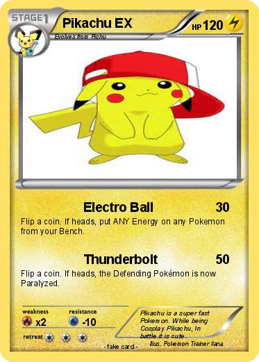 Pokemon Pikachu EX