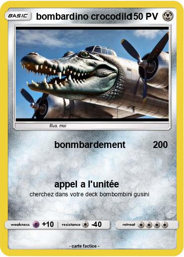 Pokemon bombardino crocodilo