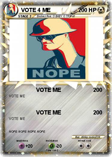 Pokemon VOTE 4 ME