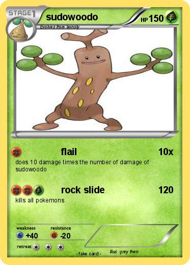 Pokemon sudowoodo
