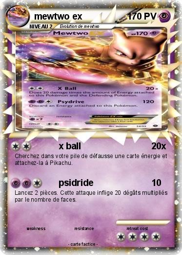 Pokemon mewtwo ex