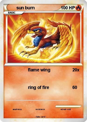 Pokemon sun burn