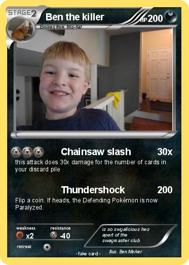 Pokemon Ben the killer