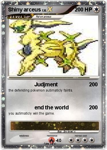 Pokemon Shiny arceus