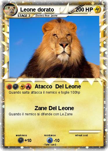 Pokemon Leone dorato